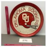 Vintage Oklahoma sooners metal tray
