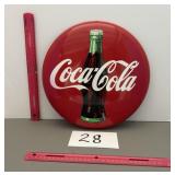 Coca-Cola button sign