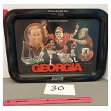 Official bulldog tray, 1990 national champions