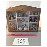 Shadowbox with Disney miniatures