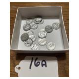 17 mercury, silver dimes