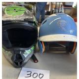 Motorcycle helmet and baseball helmet
