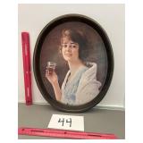 Vintage Coca-Cola tray, serving tray metal