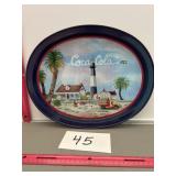 Coca-Cola tray, the history of Tybee lighthouse