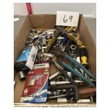 Miscellaneous, flat, screwdrivers, sockets and