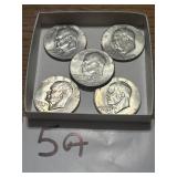 Five bicentennial eight dollars