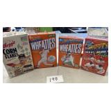 Collector cereal, boxes with cereal inside not