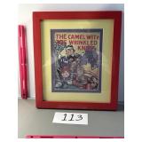 1930s child book framed