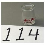 Miniature jersey Pride creamer, glass miniature