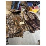 Extra large under Armour, camo pullover and excel