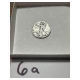 1945 walking liberty Silver half dollar