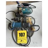 Jigsaw Dewalt grill and an angle grinder
