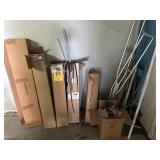 Window parts and crutches