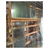 A-frame rack with glass pieces bring help to load