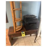 Queen Ann  Table, corner Stand and copy machine