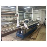 5 spindle glass polishing machine with spindle