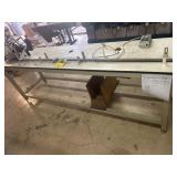 Cutting table with salt