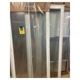 3 storm doors (2) why ones are 36 x 80 (1) silver