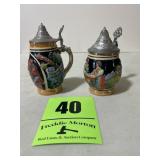2) steins made in Germany