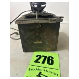 Vintage print box for dark rooms