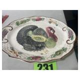 Turkey platter made in California