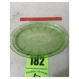 Green cherry blossom platter