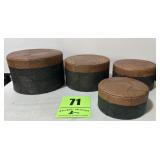 Nesting storage boxes made in the Philippines