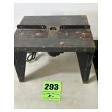 Craftsman router and router table working model
