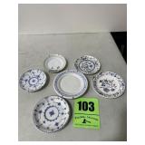 Vintage dessert plates