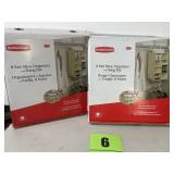 2) eight pair shoe organizers