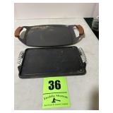 2) pieces of cast-iron