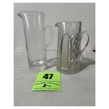 2) lead Water pitchers beverage pitchers