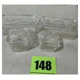 Refrigerator dishes with lids