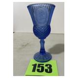 Martha, Washington blue glass
