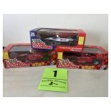 3) racing champions 1/24 scale, diecast Indy cars