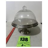 Cake/pie/dessert dome covered plate