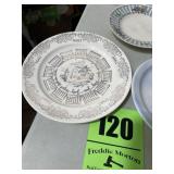 1951 calendar plate and other good plates
