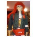 Old mannequin and Coke clothes