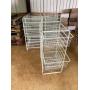 (6) 4 Drawer Wire Bins