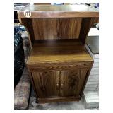 Rolling Kitchen Appliance Cabinet
