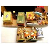 (3) Boxes w/Stein, Canister & Misc.