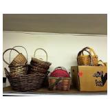 Top Shelf of Baskets
