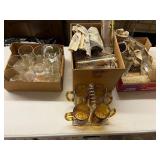 (3) Boxes Glasses & Misc. (Bottom Shelf)