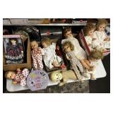 (4) Boxes Assorted Dolls