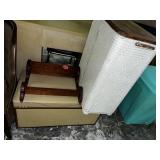 Wicker Hamper, Shelf & Toy Chest