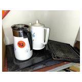Corning Ware, Coffee Pot, Baking Pans & Misc.