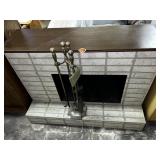 Decorator Fire Place w/Tools