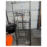 Metal Display & Rolling Cart