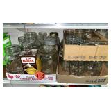 (4) Boxes Assorted Canning Jars