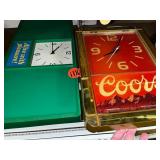 Coors Clock(Clock Works/Light?) & Battery Clock